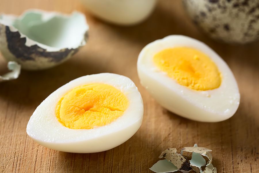 Boiled Quail Eggs