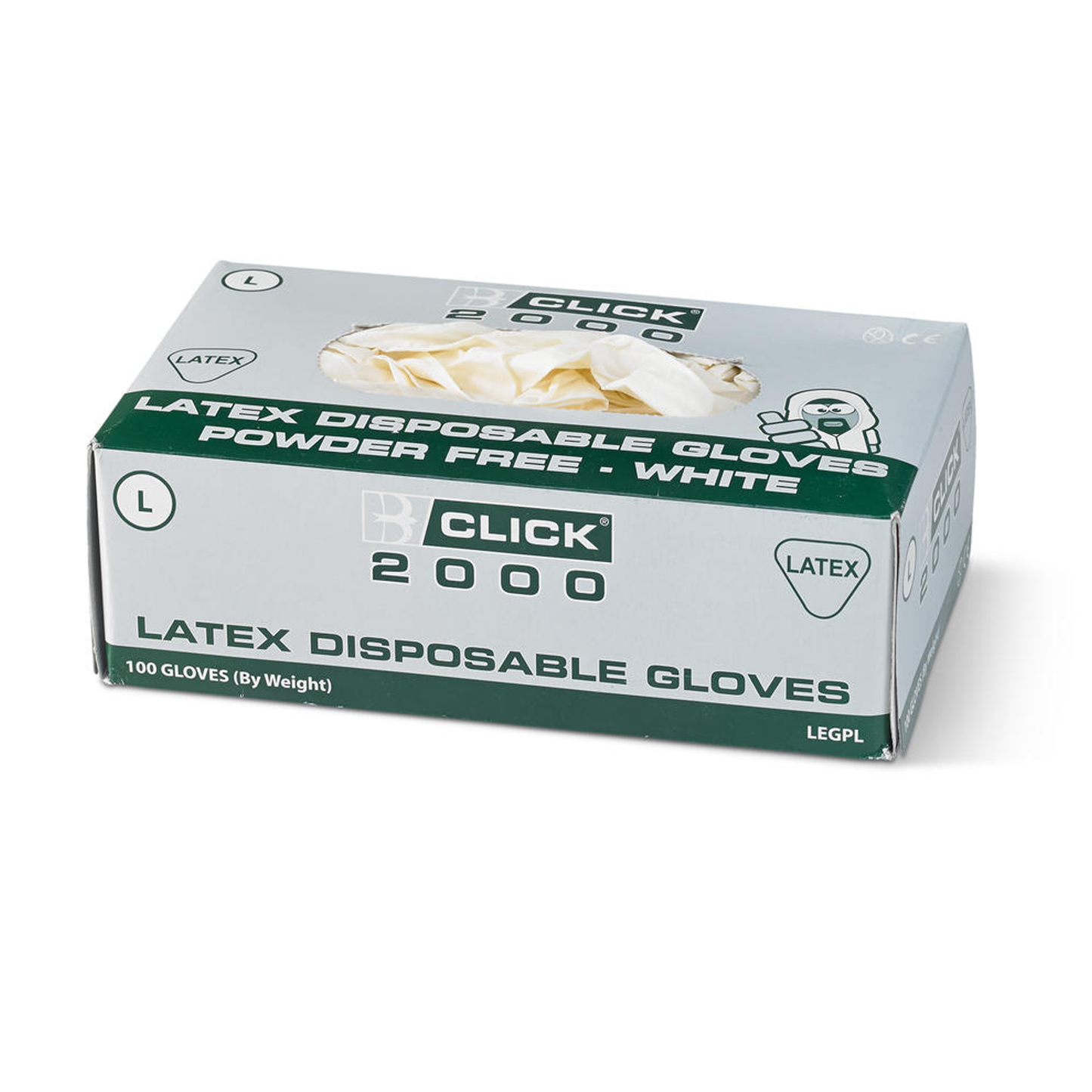 Latex Examination Gloves Powder Free White - Crowle Quail Eggs