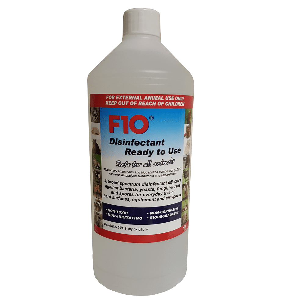 F10 Pet Disinfectant Ready to Use - Crowle Quail Eggs