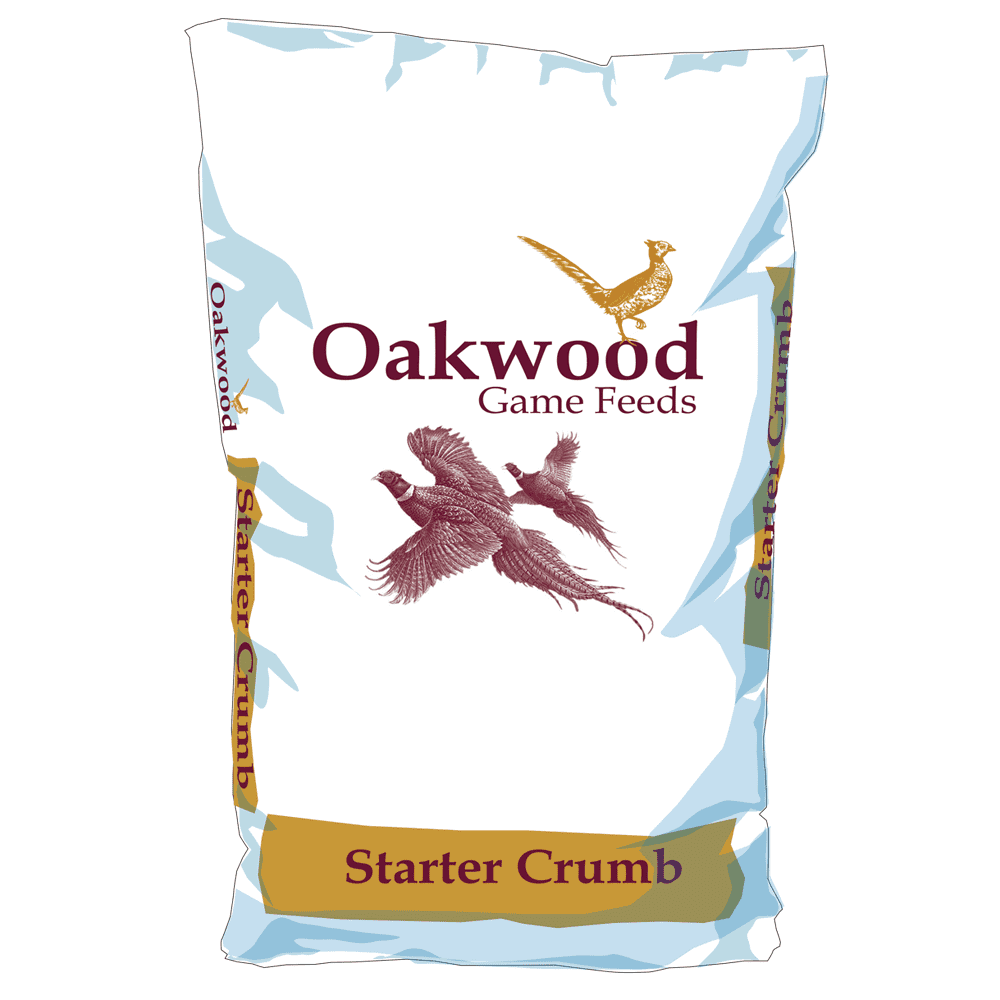 Oakwood Feeds Quail Starter Crumbs + 25Kg Bag - Crowle Quail Eggs