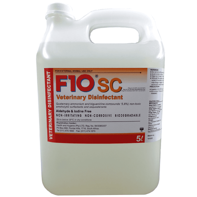 F10 SC Veterinary Disinfectant Super Concentrate - Crowle Quail by Avian Breeding Ltd